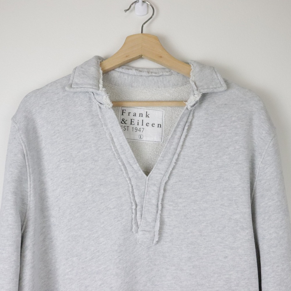 Frank & Eileen Nicole Dress Triple Fleece Large Grey Melange - Picture 5 of 10